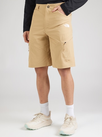 Loosefit Pantalon outdoor 'EXPLORATION' THE NORTH FACE en vert : devant