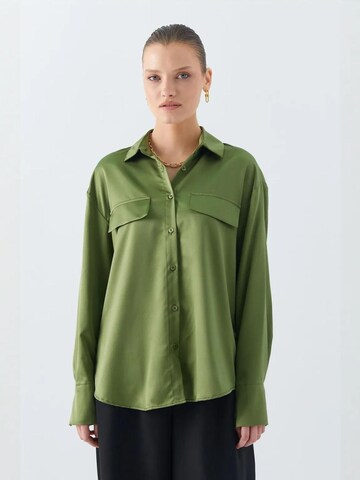 MixRay Blouse in Groen: voorkant