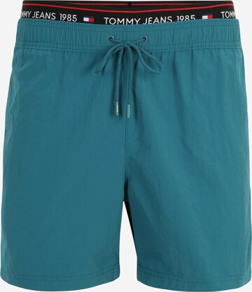 Tommy Jeans Board Shorts in Blue: front