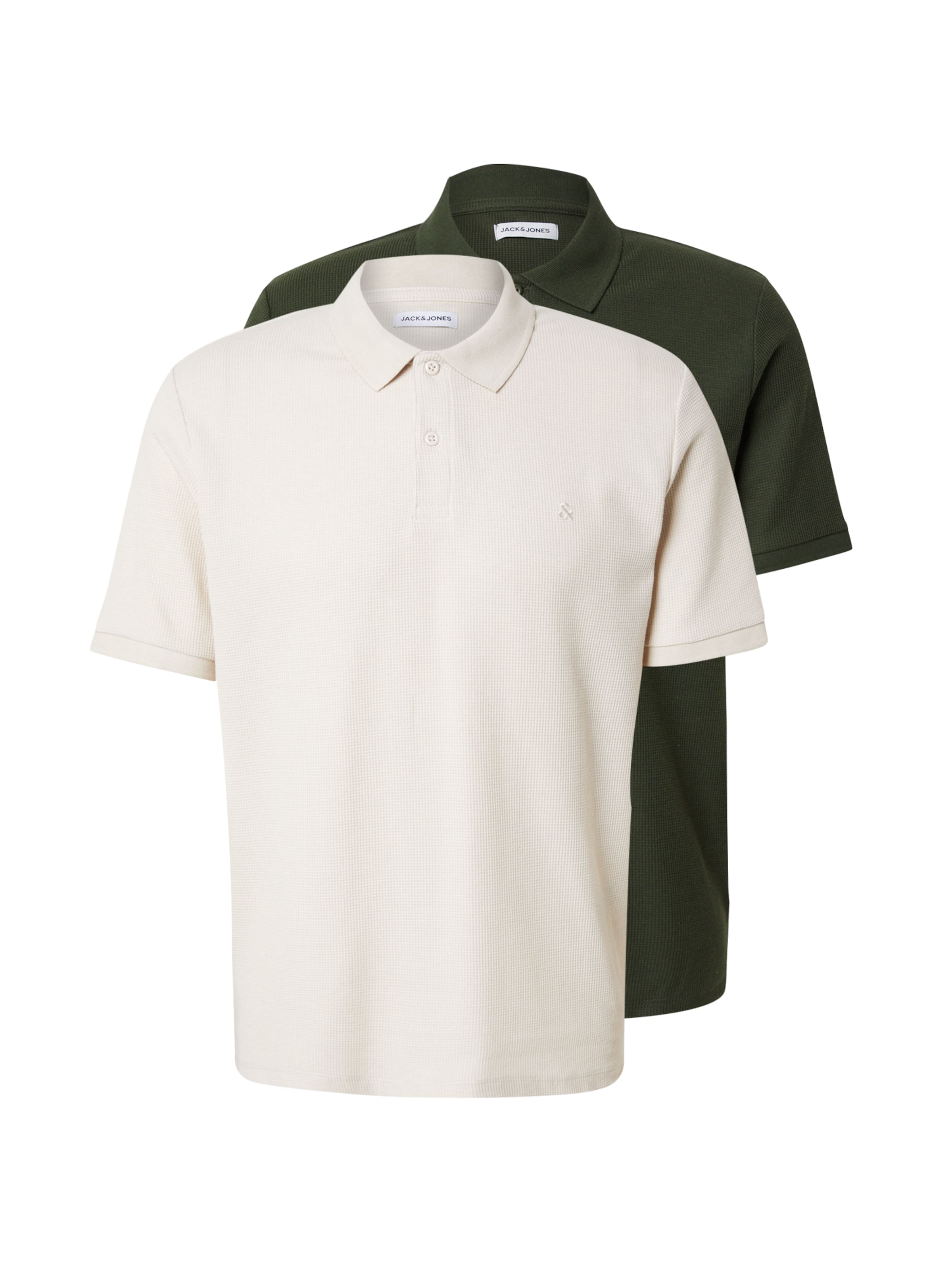 JACK & JONES Shirt 'JJEAUSTIN' in Beige: front