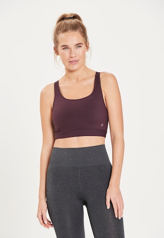Athlecia Bustier Sport bh 'Jennie' in Lila: voorkant