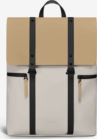 Gaston Luga Rucksack 'Zoll' in Beige: Vorderseite