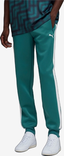 PUMA Pantalon de sport 'Puma T7 Always On Track Pants' en L en bleu, Vue avec produit