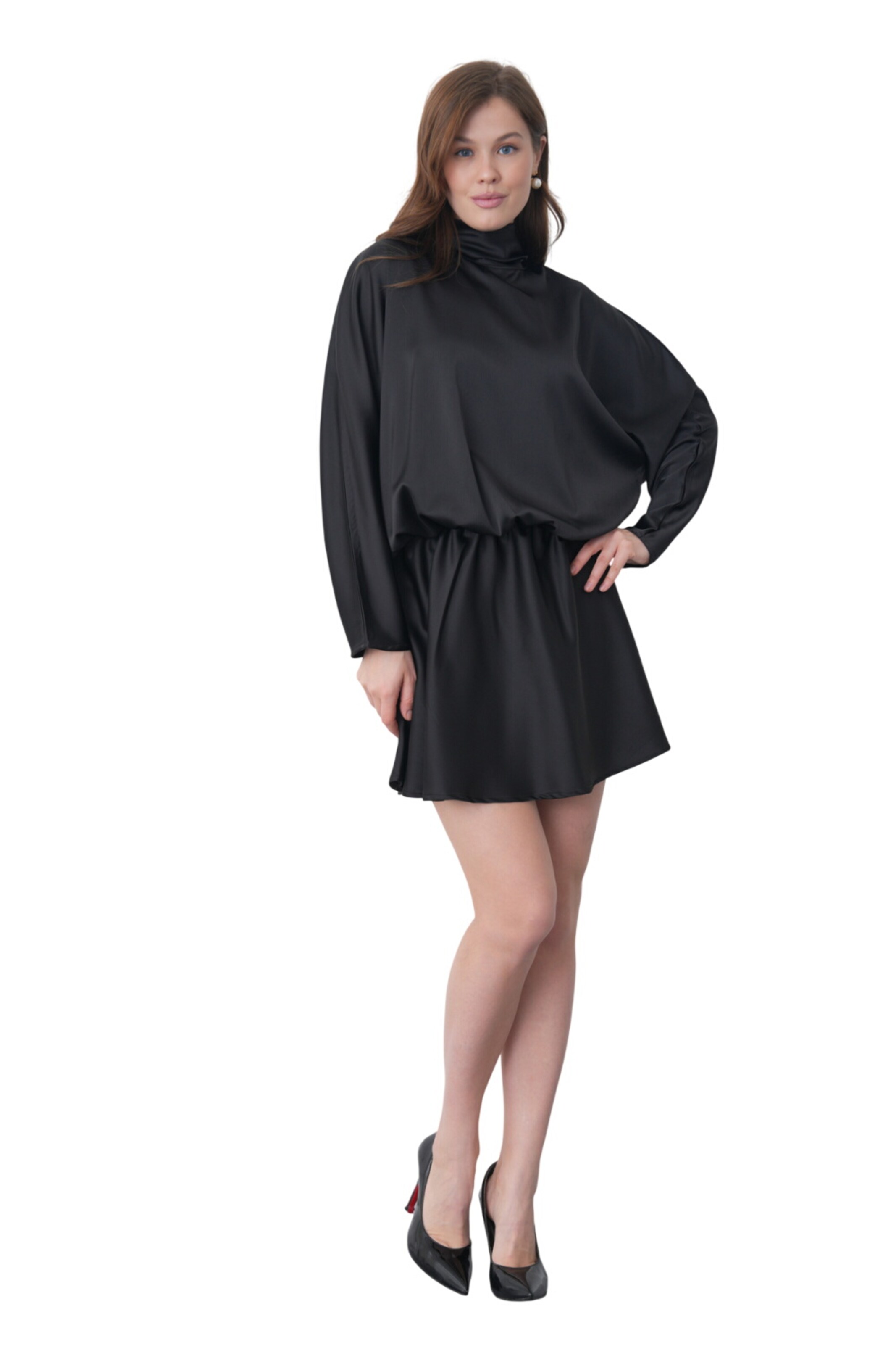 WOMAN VISION Kleid in Schwarz