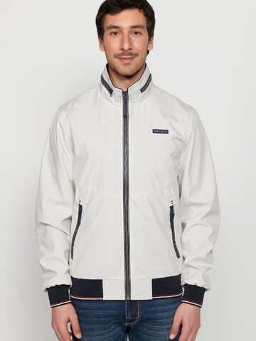 KOROSHI Between-Season Jacket in Grey: front