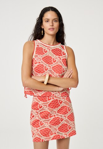 Fabienne Chapot Skirt in Orange: front