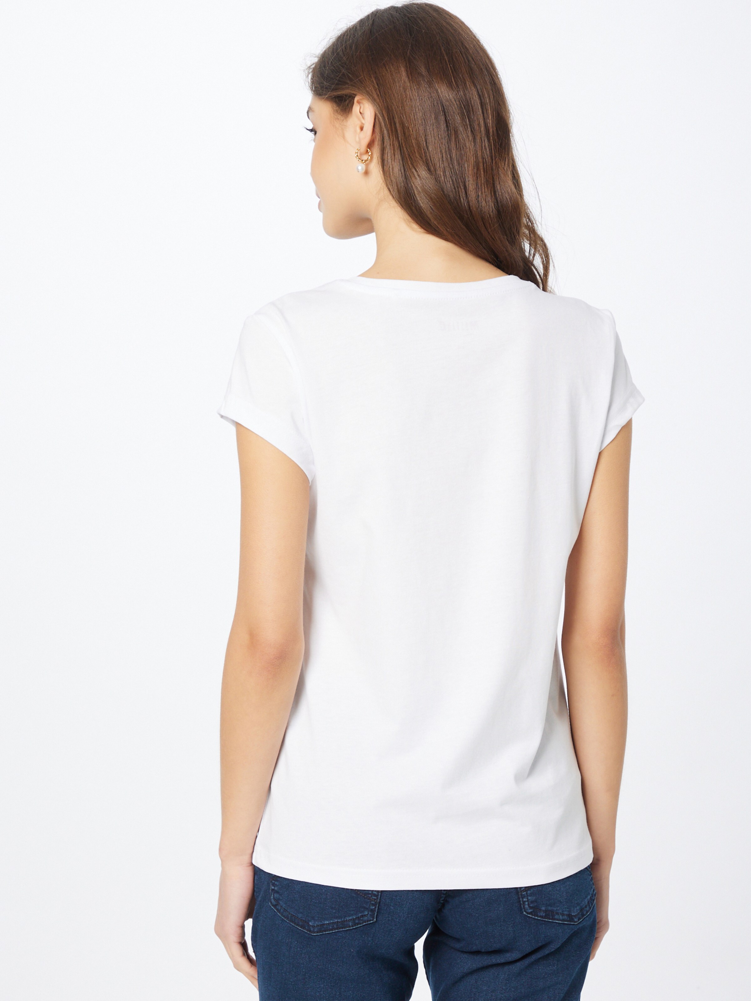 Frauen Shirts & Tops MUSTANG T-Shirt in Weiß - FW49907