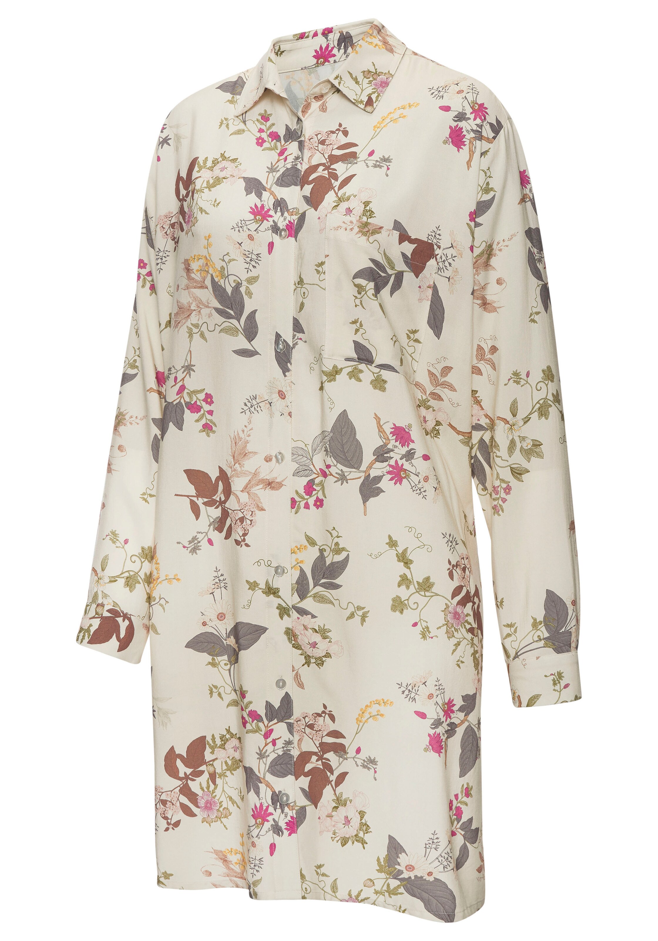 Chemise de nuit LASCANA en beige