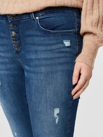 ONLY Carmakoma Skinny Jeans 'WILLY' in Blue