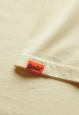 T-shirt 'Lo-Fi' Superdry en jaune