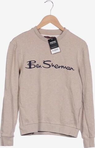 Ben Sherman Sweatshirt & Zip-Up Hoodie in S in Beige: front
