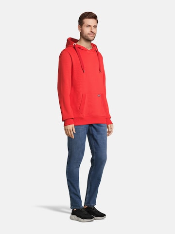 Sweat-shirt 'HEFF' salzhaut en rouge