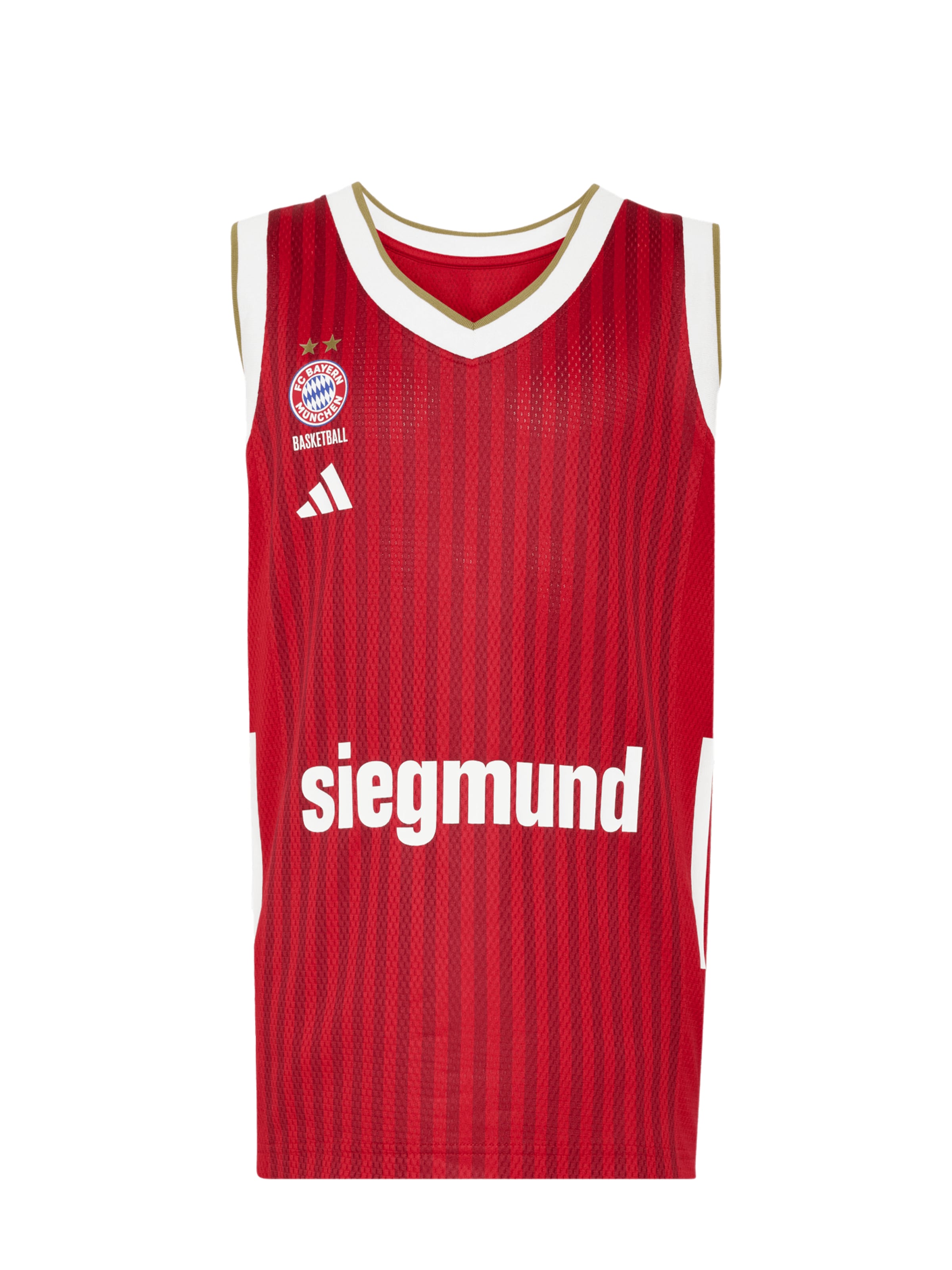 ADIDAS PERFORMANCE Basketball FC Bayerm Trikot Home 26-27 in Rot: Vorderseite