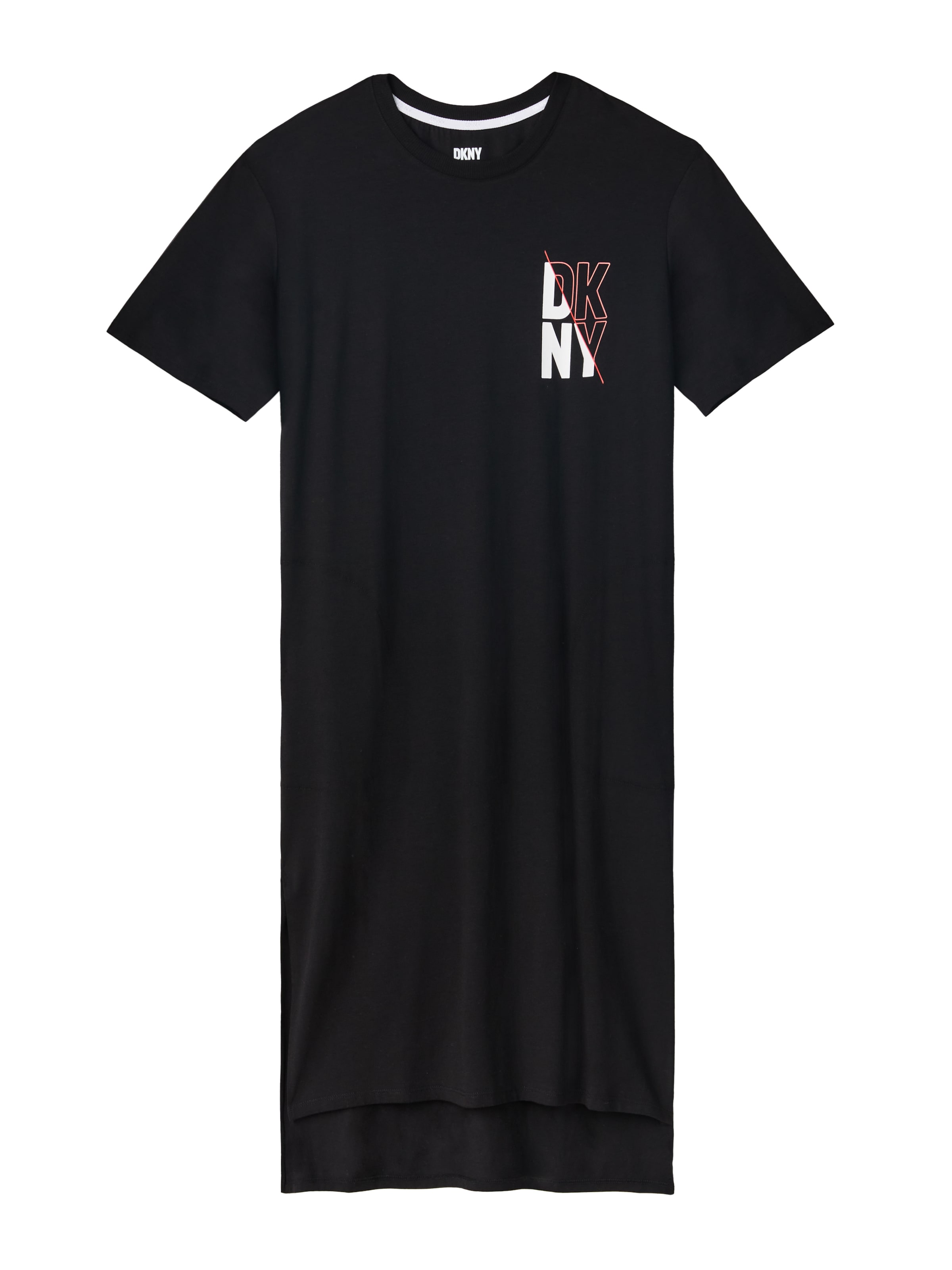 DKNY Nachthemd 'Must Have Basic' in Zwart: voorkant