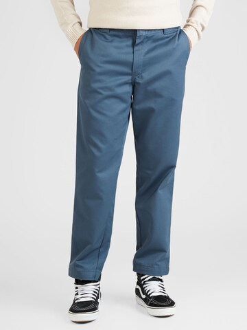 Carhartt WIP - Regular Calças chino 'Master' em azul: frente