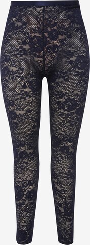 Ulla Popken Tights in Blue: front