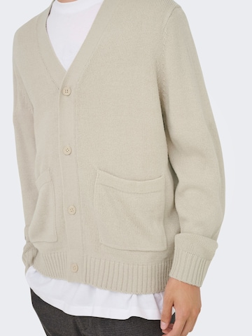 Only & Sons Cardigan 'MAJOR' i grå