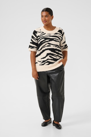 Pull-over 'Sandia' KAFFE CURVE en blanc