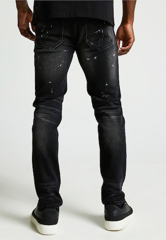 Alessandro Zavetti Slim fit Jeans 'Apollo 005' in Black