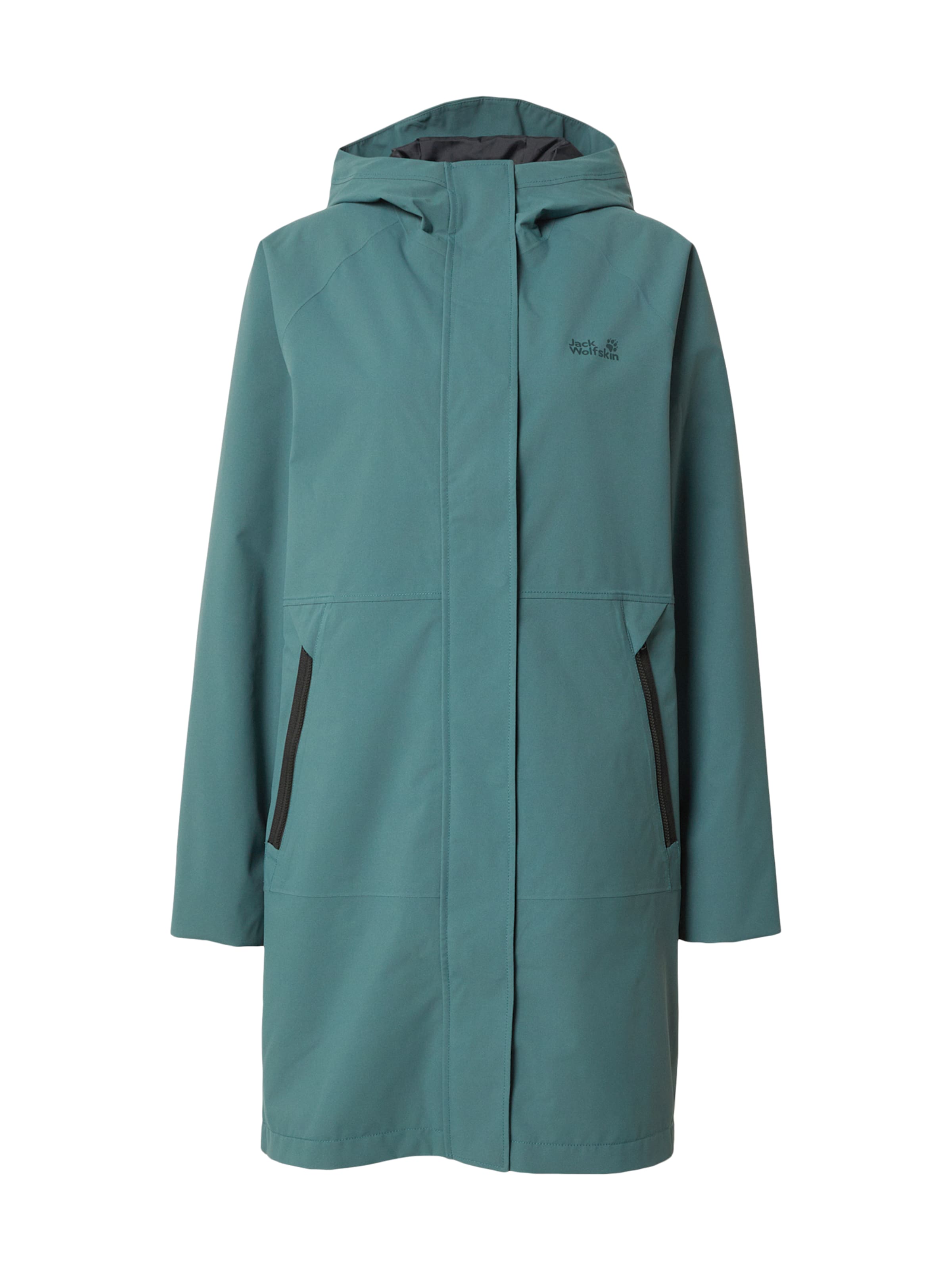 JACK WOLFSKIN Funkčný kabát 'ONERA' - Zelená: predná strana