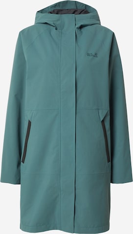 JACK WOLFSKINTehnički kaput 'ONERA' - zelena boja: prednji dio