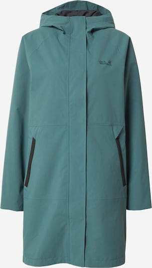 JACK WOLFSKIN Toiminnallinen pitkä takki 'ONERA' värissä jade, Tuotenäkymä