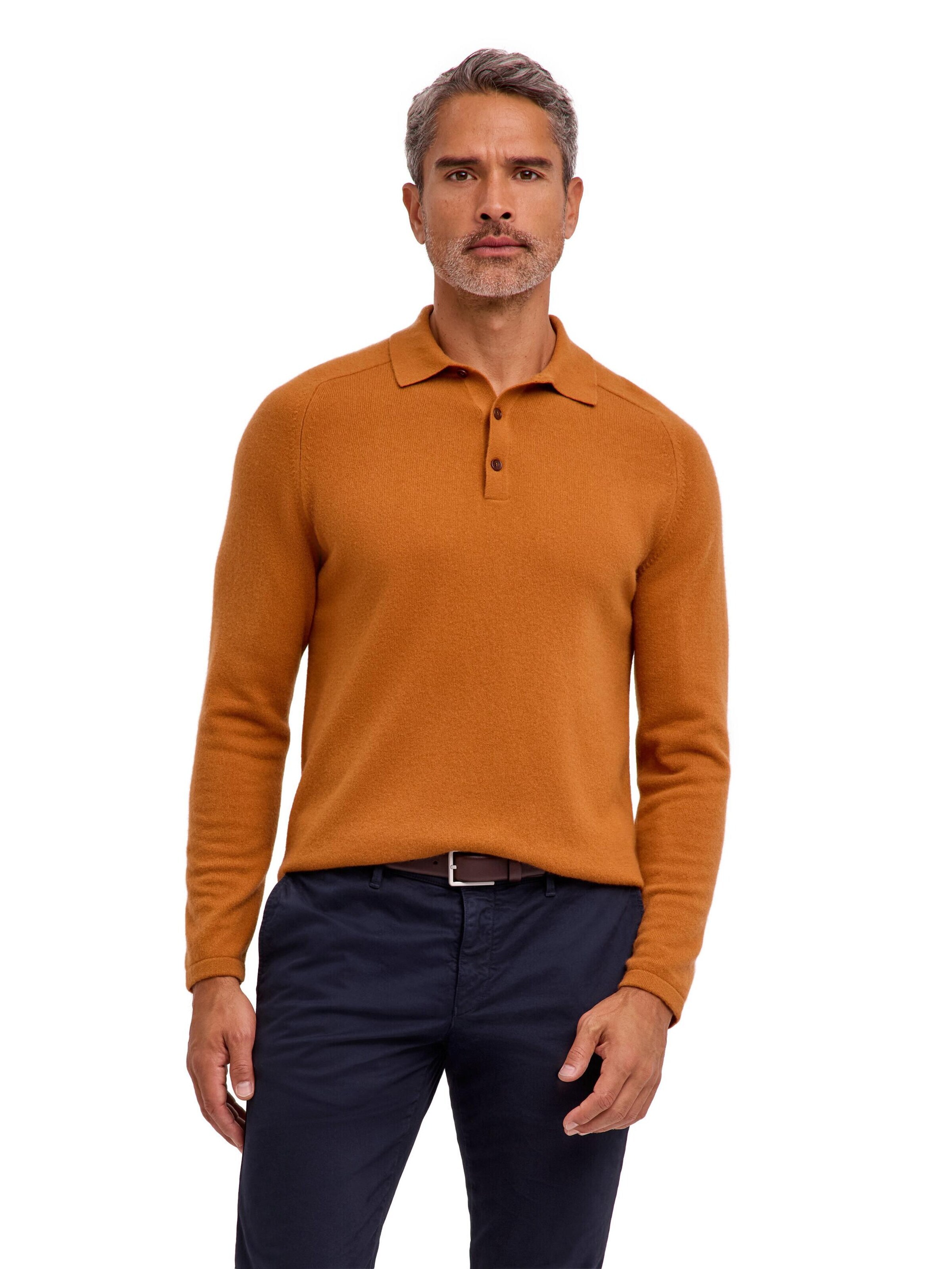 FALKE Sweater 'Pure Cashmere' in Brown: front