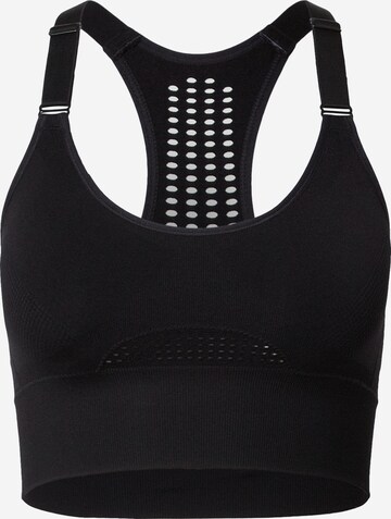 HKMX Bralette Sports Bra 'The Comfort' in Black: front