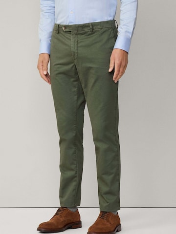 Hackett London Slimfit Chino 'Kensington' in Groen: voorkant