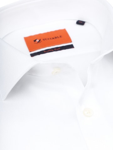 Suitable Slim Fit Hemd in Weiß
