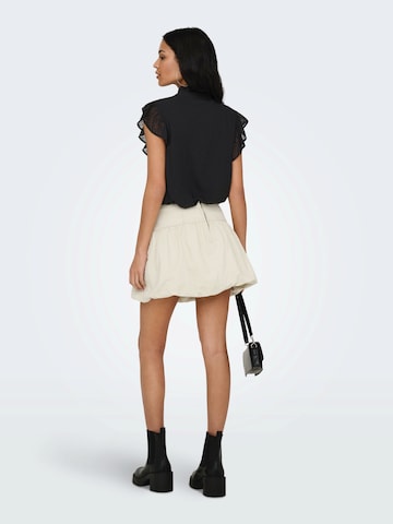 ONLY Blouse 'ONLLANDAU DOBBY' in Black