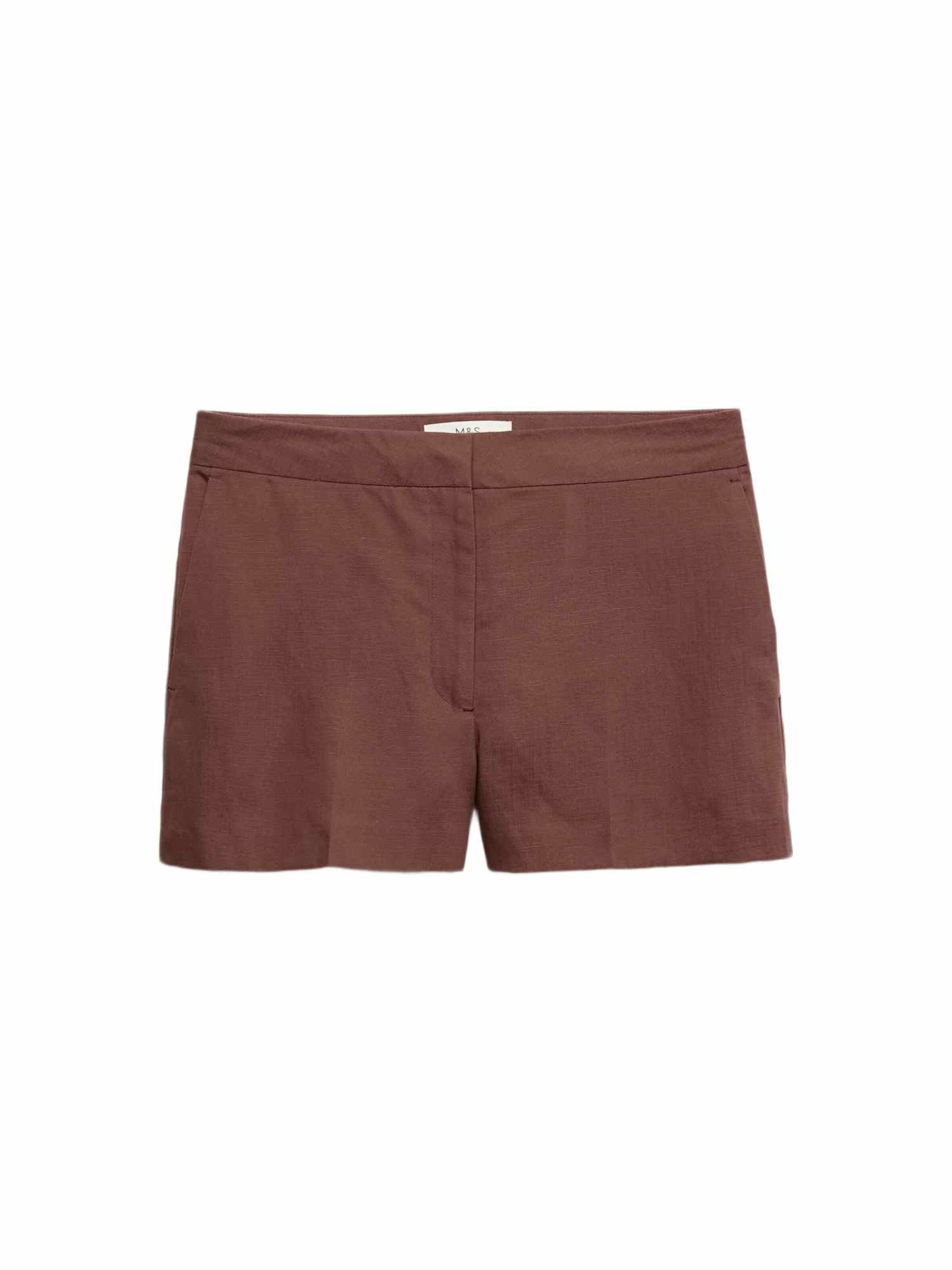 Pantalon Marks & Spencer en marron : devant