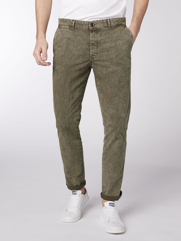 CHIEMSEE Slim fit Chino Pants in Green: front