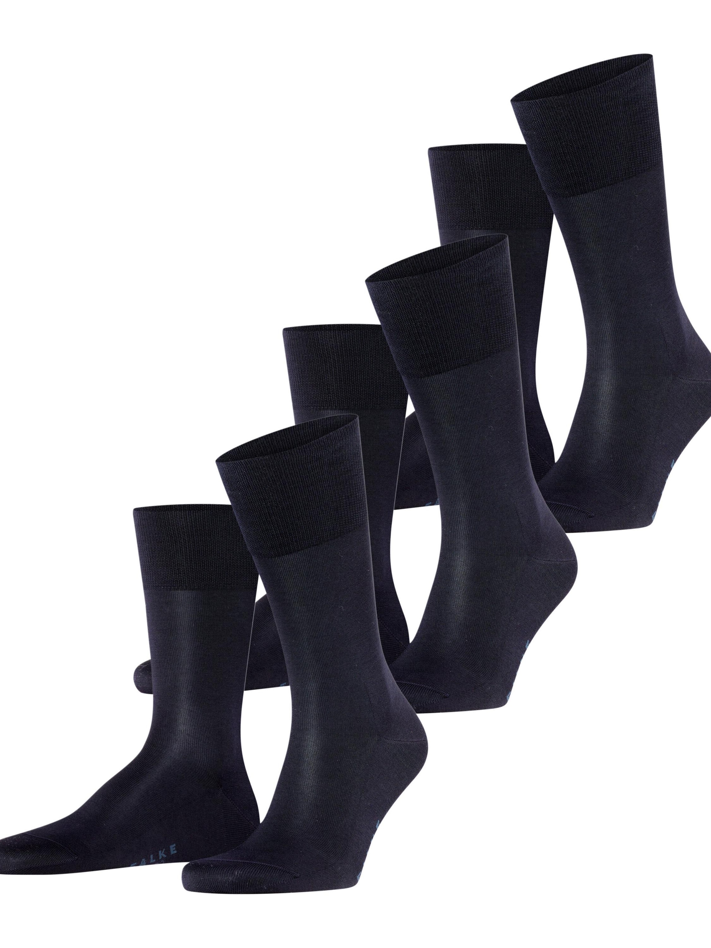 FALKE Socks 'Tiago 3-Pack' in Blue: front