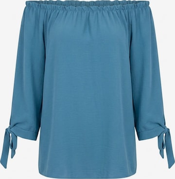 Camicia da donna 'M1133' di Figl in blu: frontale