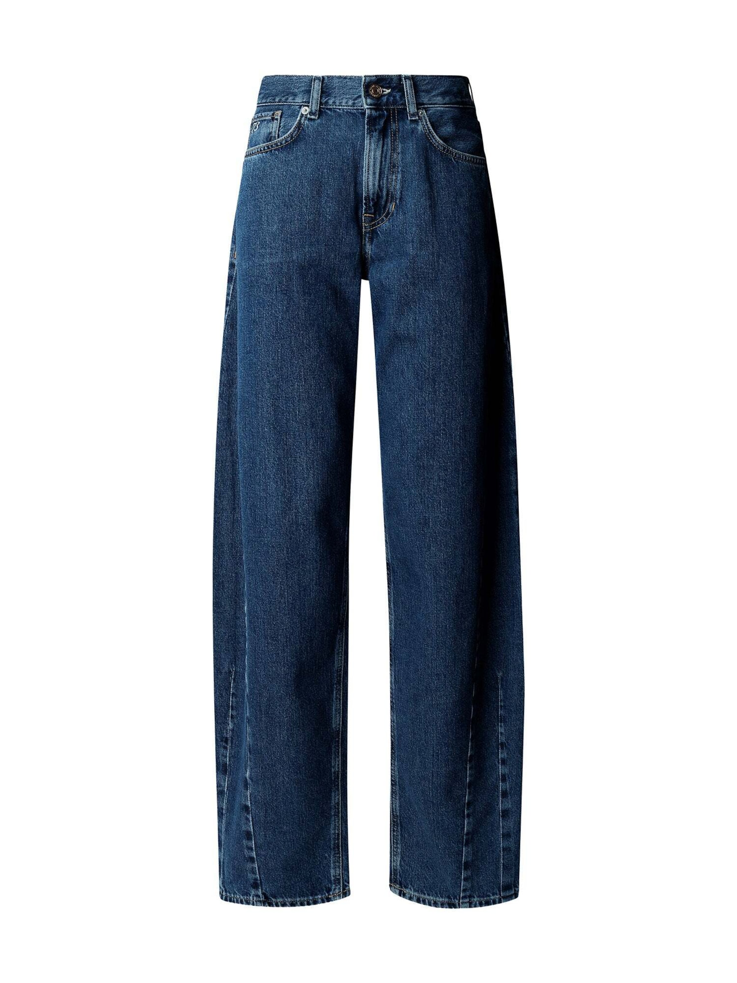 Pepe Jeans Широка кройка Дънки в синьо: отпред