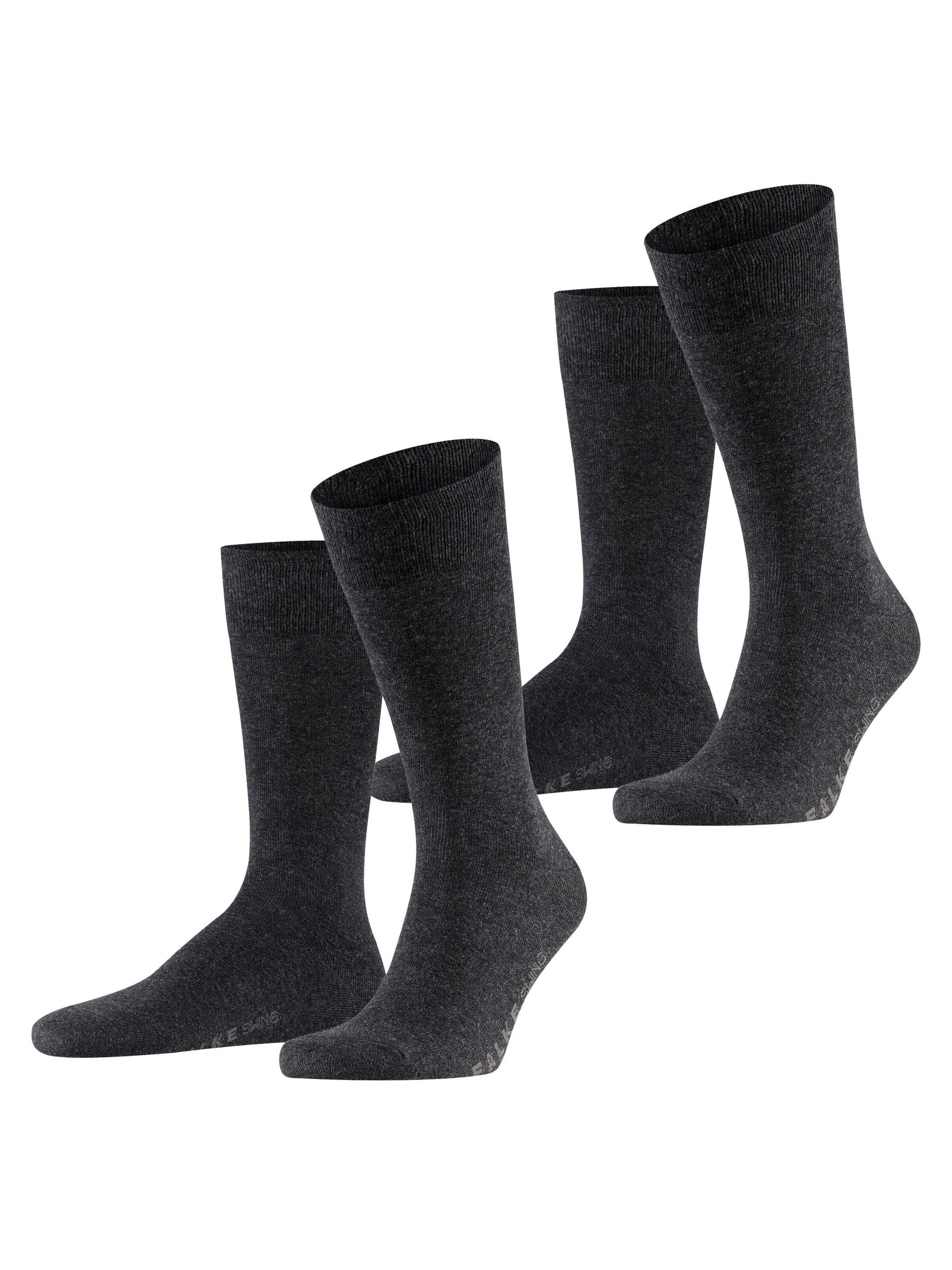 FALKE Socken 'Swing 2-Pack'‌‌‌‌‌‌‌‌‌ in Grau: Vorderseite