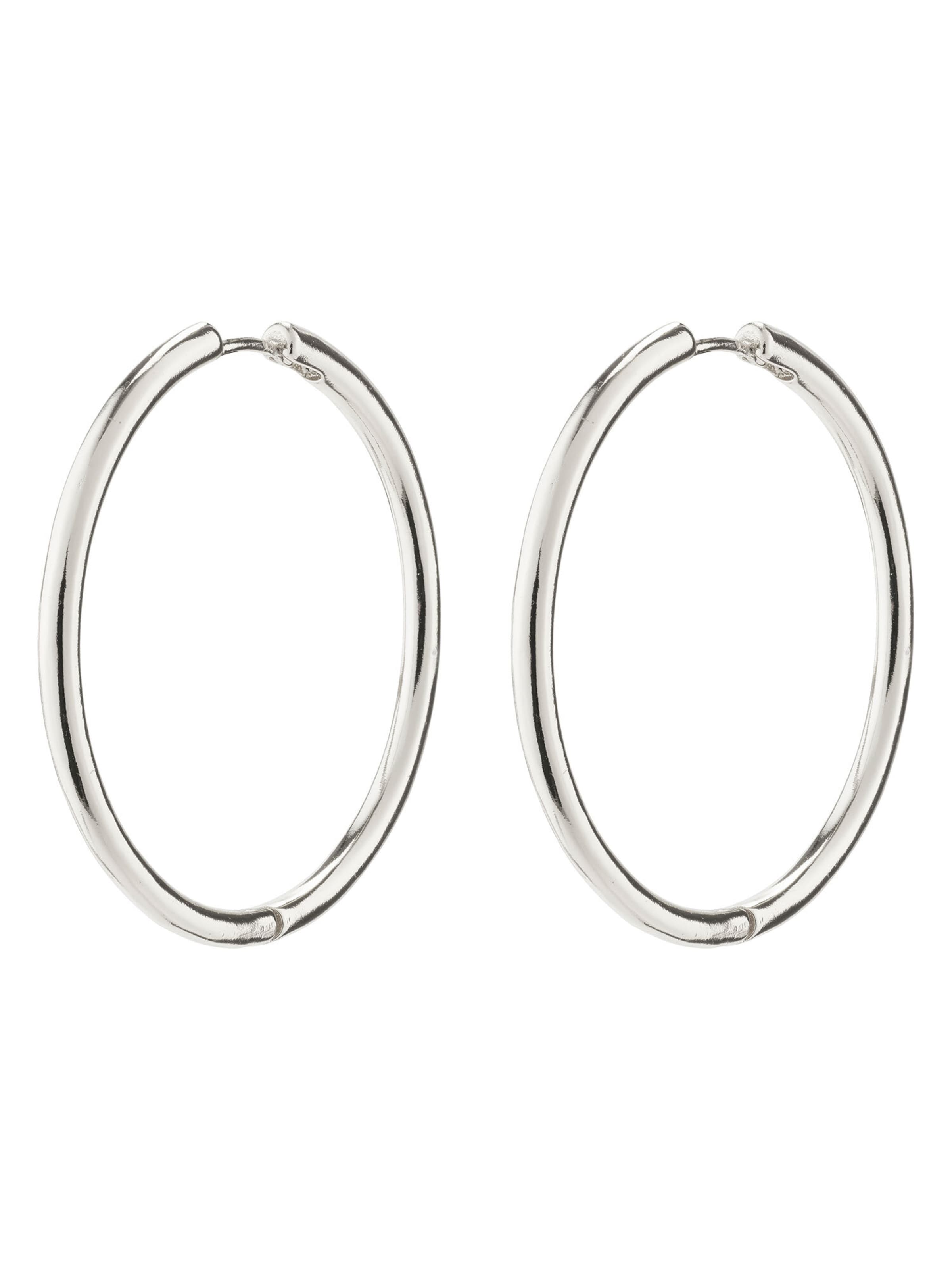 Pilgrim Uhani 'Eanna' | srebrna barva, Prikaz izdelka