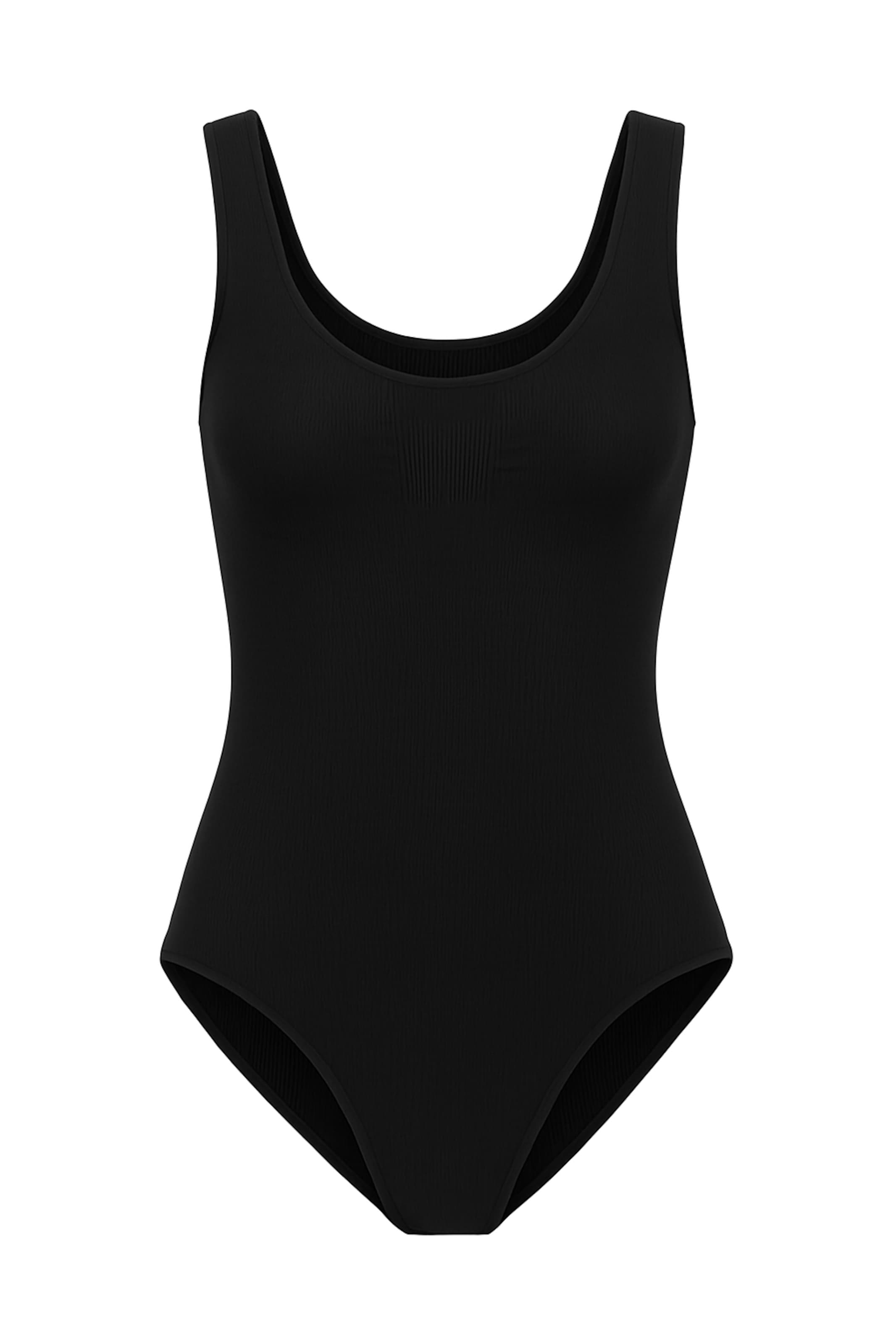 C&City Shirt body in Zwart: voorkant