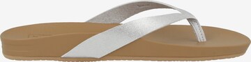 REEF T-Bar Sandals 'Cushion Bounce Court ' in Silver