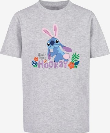 Maglietta 'Lilo and Stitch - Hippity Hoop Stitch' di ABSOLUTE CULT in grigio: frontale
