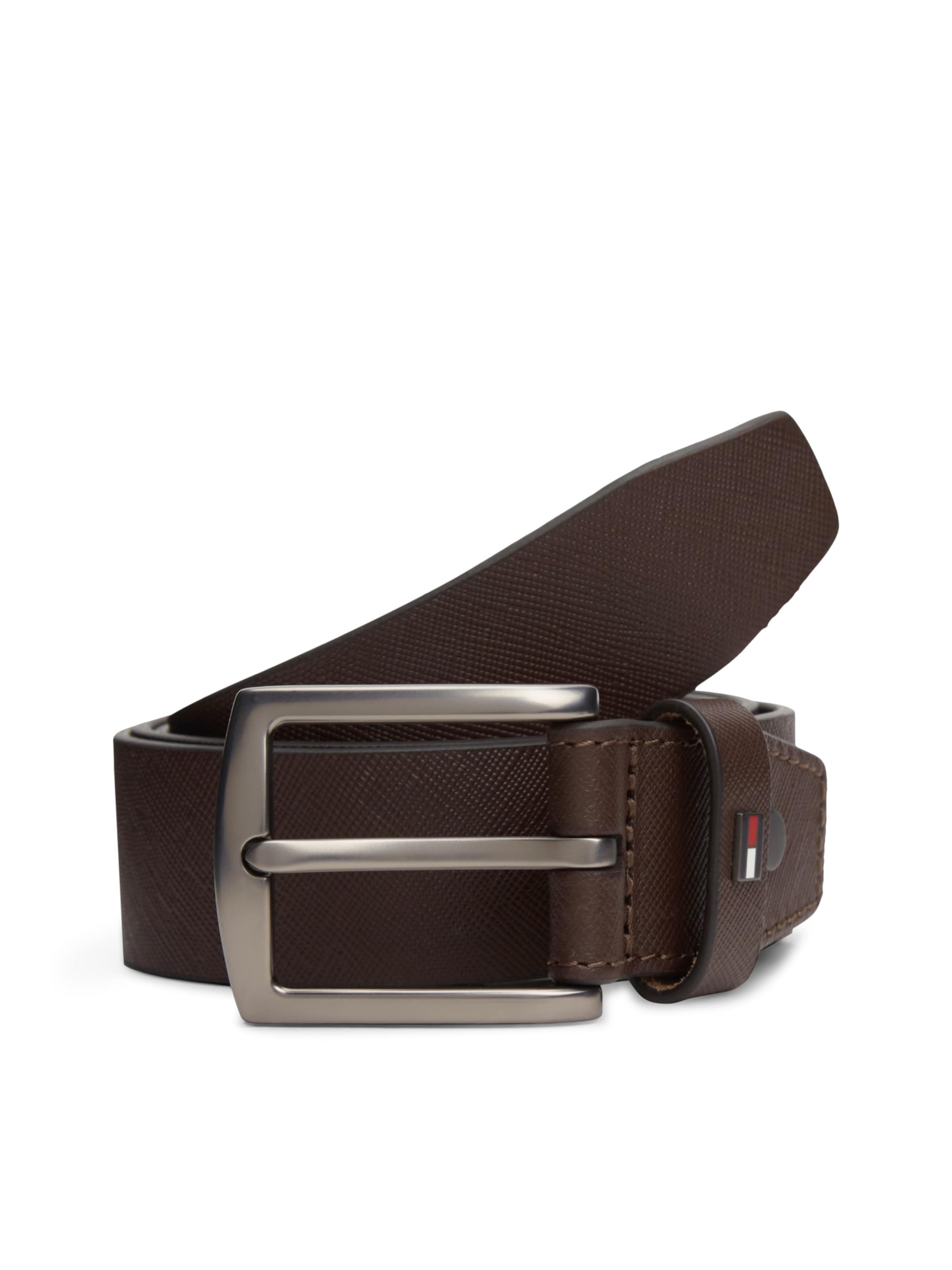 Ceinture 'DENTON' TOMMY HILFIGER en marron : devant