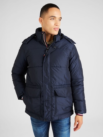 FQ1924 Winter Parka 'Jacob' in Blue: front
