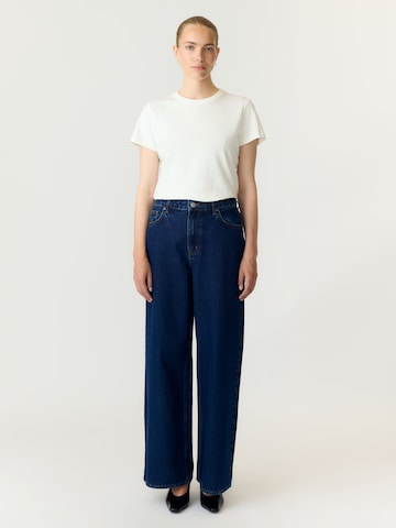 YAS Wide leg Jeans 'YASBea' in Blauw