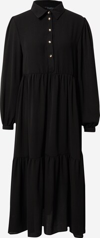 Dorothy Perkins - Vestido camisero en negro: frente