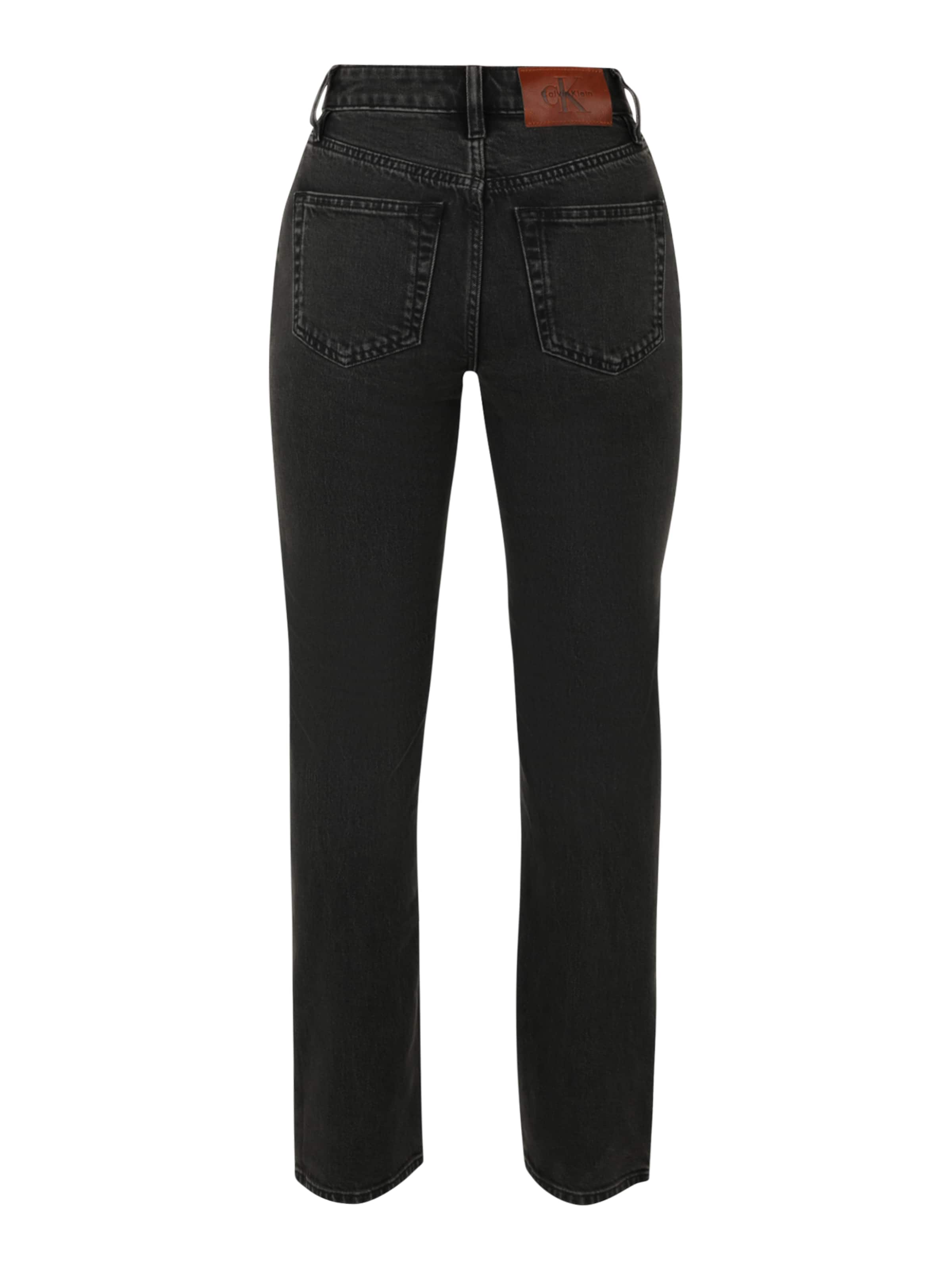 Calvin Klein Jeans regular Τζιν 'Ess' σε μαύρο