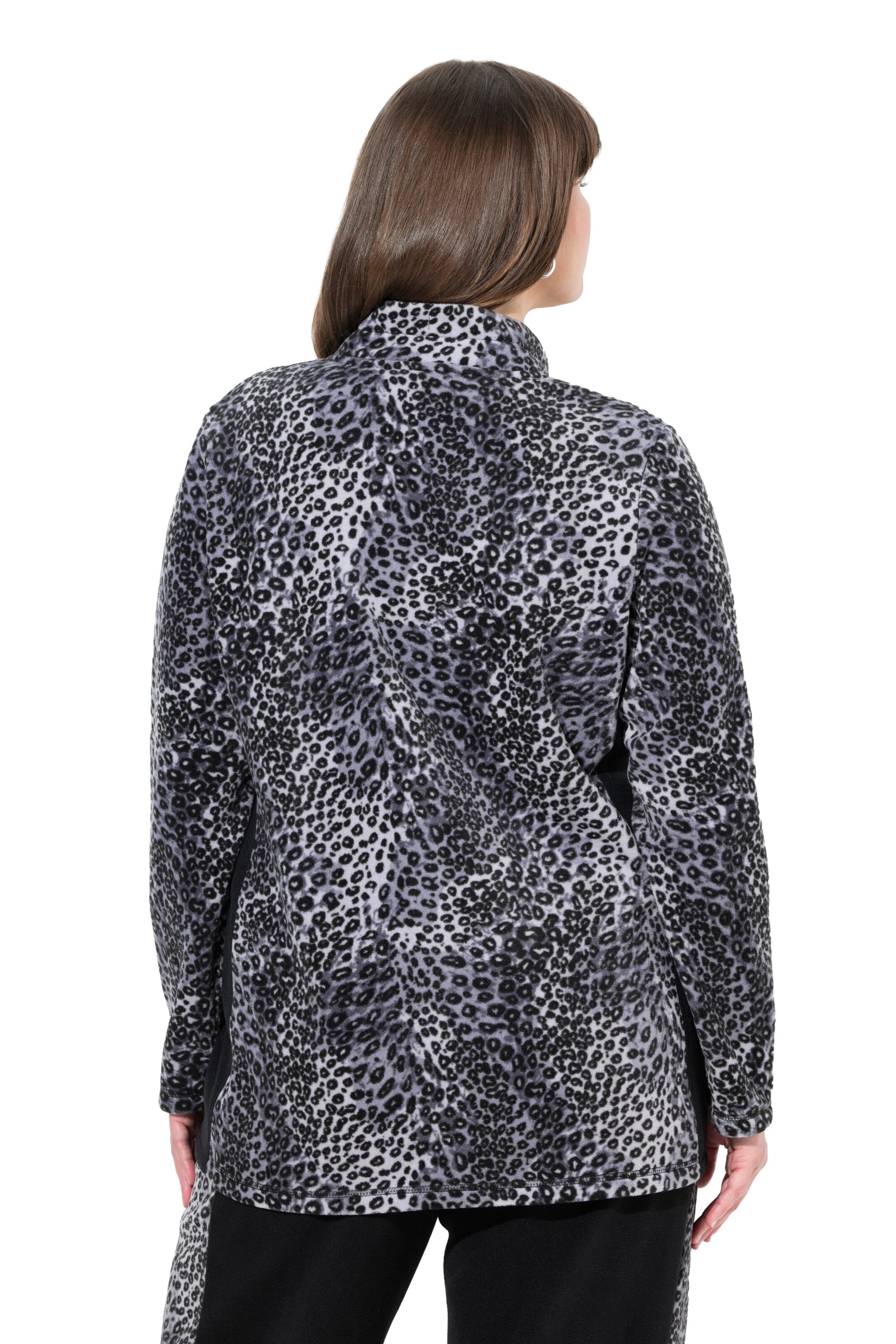 Ulla Popken Sweat jacket in Black