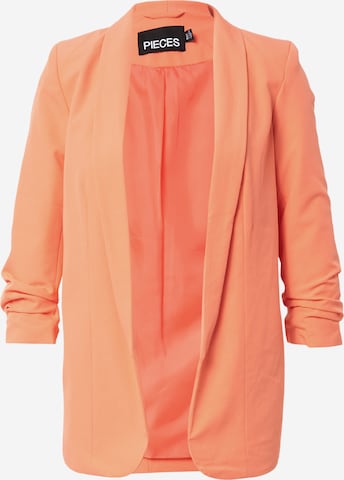 Blazer 'PCBOSELLA' PIECES en orange : devant