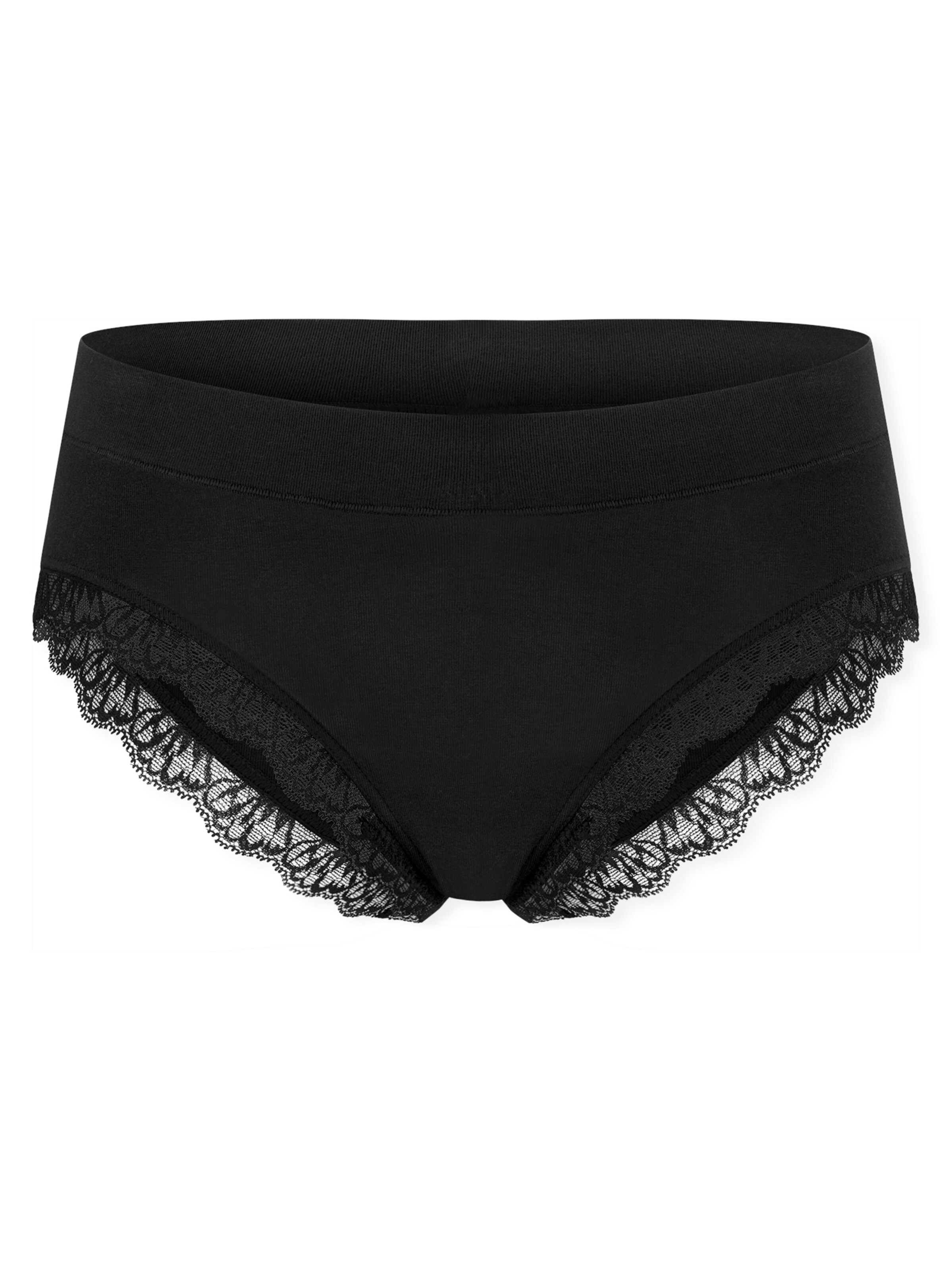 SCHIESSER Slip ' Unique Cotton ' in Zwart