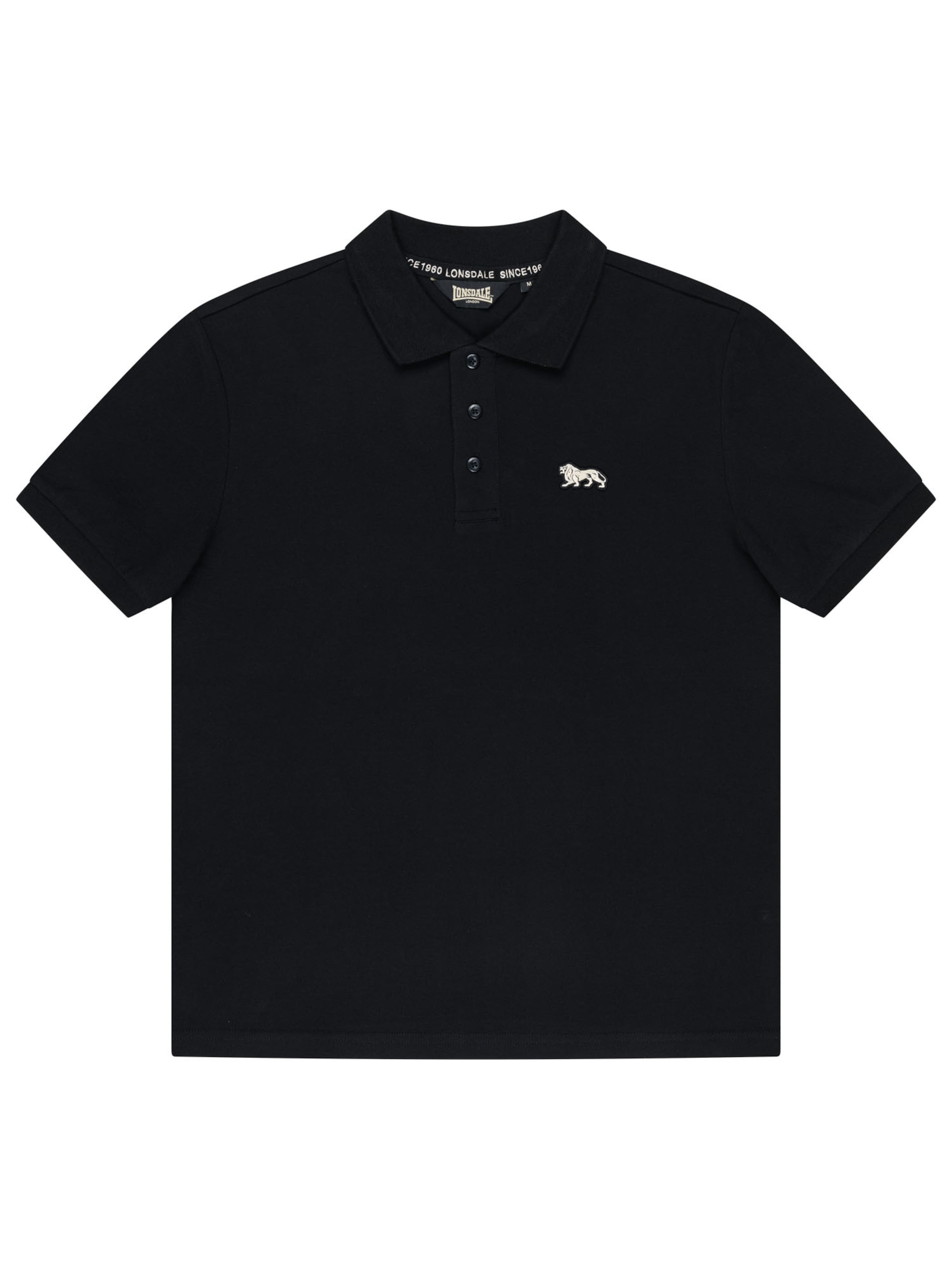 T-Shirt 'Chingford' LONSDALE en noir : devant